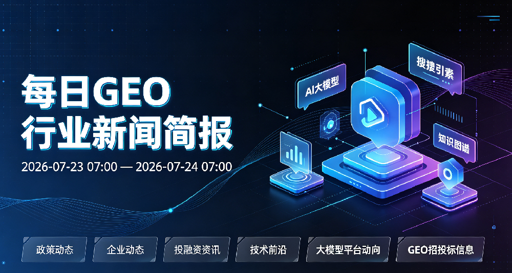 GEO行业新闻简报-20260724