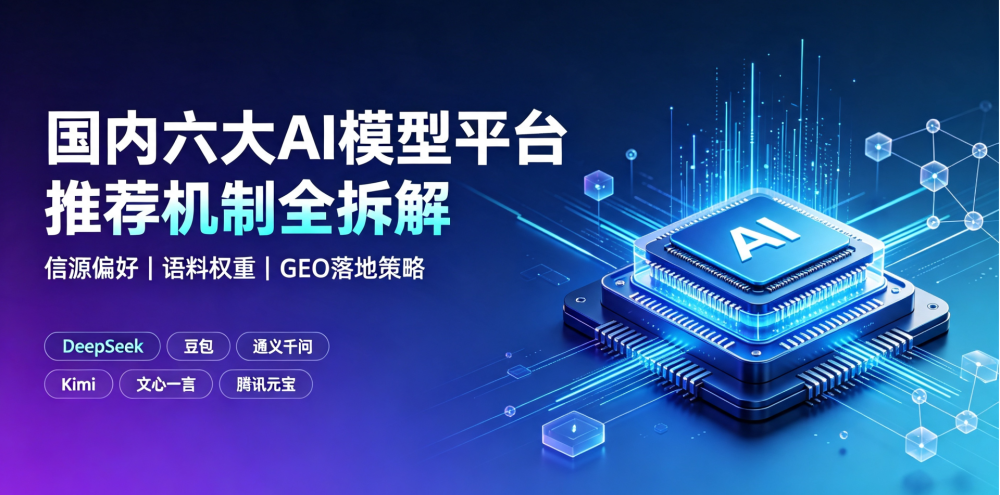 2026 国内六大 AI 搜索模型推荐机制深度拆解：信源偏好、语料权重与 GEO 落地策略